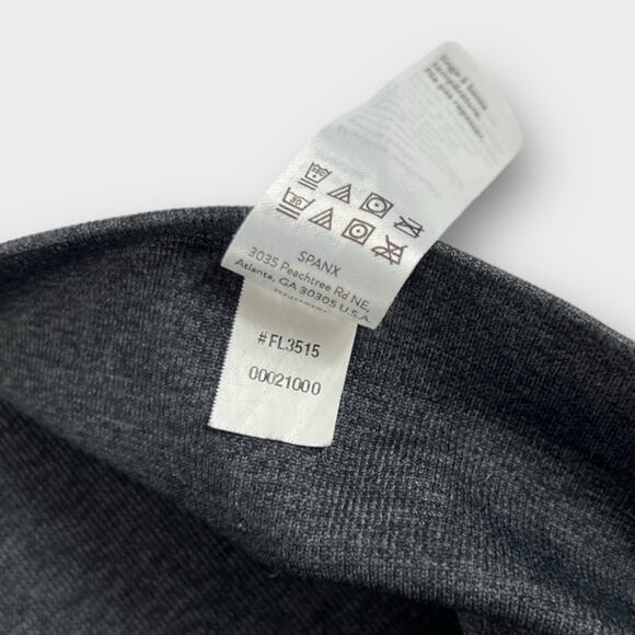 Spanx Look At Me Now Seamless Leggings Charcoal Gray XL - Picture 4 of 6